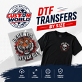 Custom DTF Transfers by Size